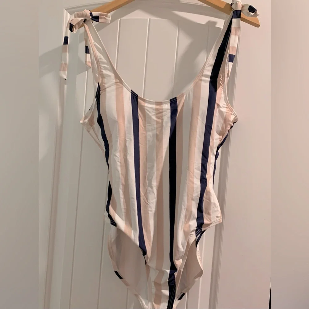 Cremiuex - Swim One Piece Sailor Striped - NWT - Picture 1 of 2
